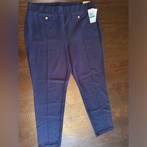Michael Kors Navy High Rise Skinny Pants